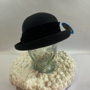 DA-ME Vintage Wool Bowler Hat - Made in Italy - Gently Used - 100% Wool …